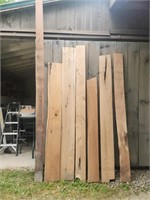 Lumber - Rough sawn & planed smooth, longest 12'