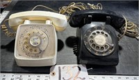 2 Vintage Rotary Phones Stromberg-Carlson & GTE