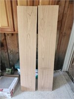 2 oak boards 1 1/2" x 10 5/8" x 55" long