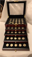 Presidential $1 Coin Set (95) With Case