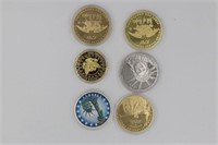 6 American Mint Commemorative Coins