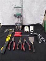 New & Like new tools hatchet spray nozzel lantern