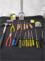 Hand tools screws Stanley measure tapes+more