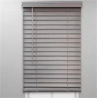 Cordless Faux Wood Blind 34x64in retail $53