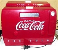 Coca~Cola AM/FM/Cassette Player with Storage