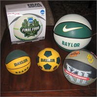 Misc Lot of Baylor Sports Balls