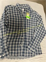 Adults size Med button shirt & large pullover