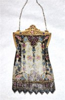 Mandalian Mfg mesh purse, 8 1/2"