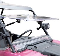 A & Utv Pro 3-in-1 Adjustable Flip Full Windshield