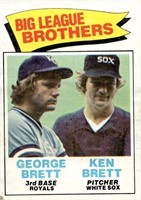 1977 Topps #631 George Brett / Ken Brett PR