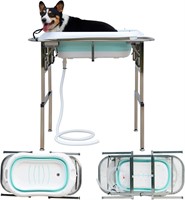Dogvingpk Foldable Dog Bath Tub & Wash Station