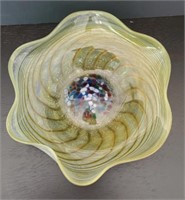 Bermuda Glassworks Dockyard Ruffle Bowl