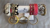 Fashion & Costume Jewelry ~ Bracelets ~ Lot of 12