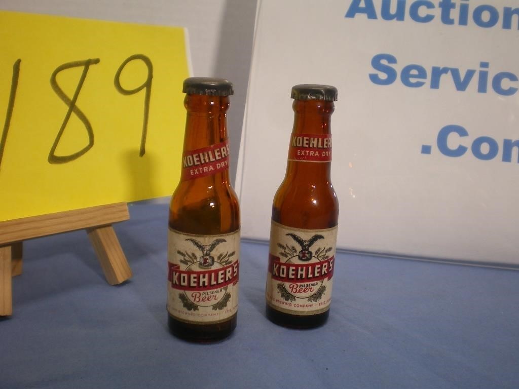 Koehler's Beer Salt and Pepper Shakers