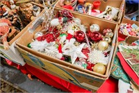 Large Box Of Christmas Ornaments