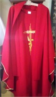 M - ITALIAN PRIEST RED CASSOCK (1117)