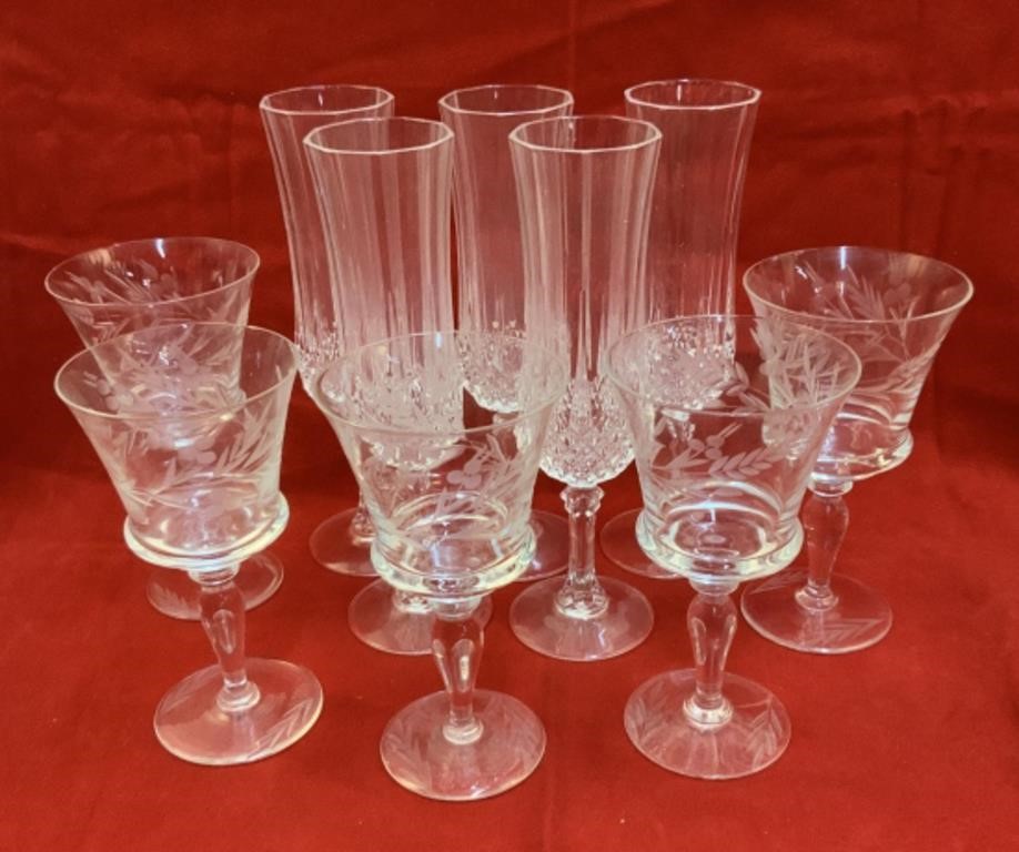 Etched & Crystal Stemware