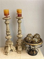 2' Candlestick Holders Centerpiece Display