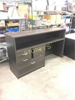 Standing Reception Desk w/ File Drawers