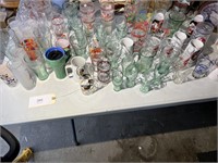 LARGE LOT OF COCA-COLA THEMED GLASSES