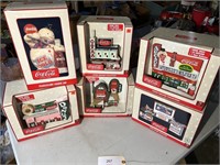 COCA-COLA  COOKIE JAR AND TOWN SQUARE COLLECTION
