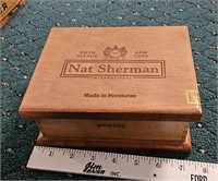 Nat Sherman Cigar Box