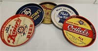(5) Vintage 12" Beer Trays