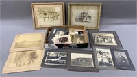 Collection of Old Photos & Cabinet Cards