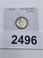 1942 Mercury Dime