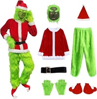 Monster Christmas Costume w/ Mask XXL-XXXL