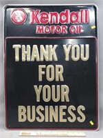 Advertising Kendall Motor Oil Sign