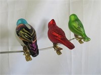 Glass Bird Clip-on Ornaments -8