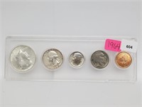 1964 90% Silver Mint Set