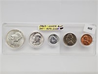 1963 90% Silver Mint Set