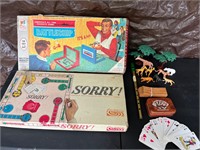 Vintage games, safari animals, & etc