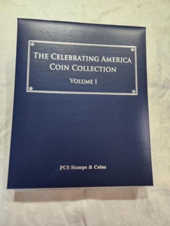The Celebrating America Coin Collection album.