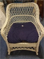 Wicker rocker seat needs work