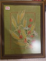 Wheat cross-stitch