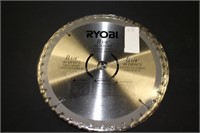 5- ryobi 8.1/4” saw blades (display)