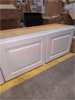 36" x 13" x 15" white wall cabinet