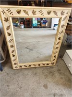 Leaf Framed Mirror