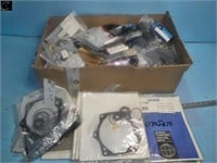 Box of misc Hesston/Agco parts, seal kits, wire