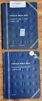 TWO LINCOLN HEAD CENT COLLECTION BOOKS