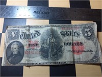 Series 1907 $5.00 bill