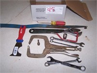 Vise clamp,door opener,wrenches&more