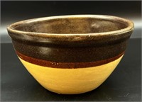 Antique 3 Tone Farmhouse Stoneware Bowl