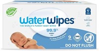 WaterWipes Plastic-Free Original Baby Wipes,