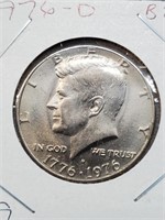 BU Bicentennial 1976-D Kennedy Half Dollar