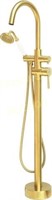 Freestanding Bathtub Faucet Brushed Gold LLGG