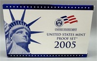 2005 US Mint Proof Set w/COA